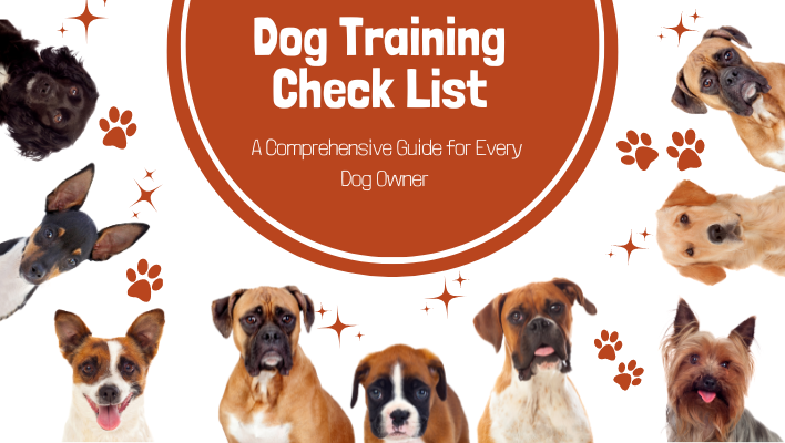 Dog Training Check List